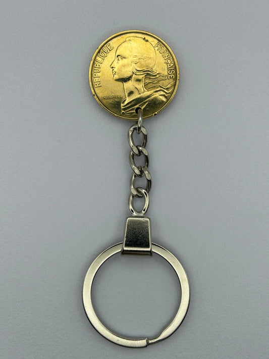 Porte-clé en pièce de monnaie – 50 centimes Marianne MONNAIA