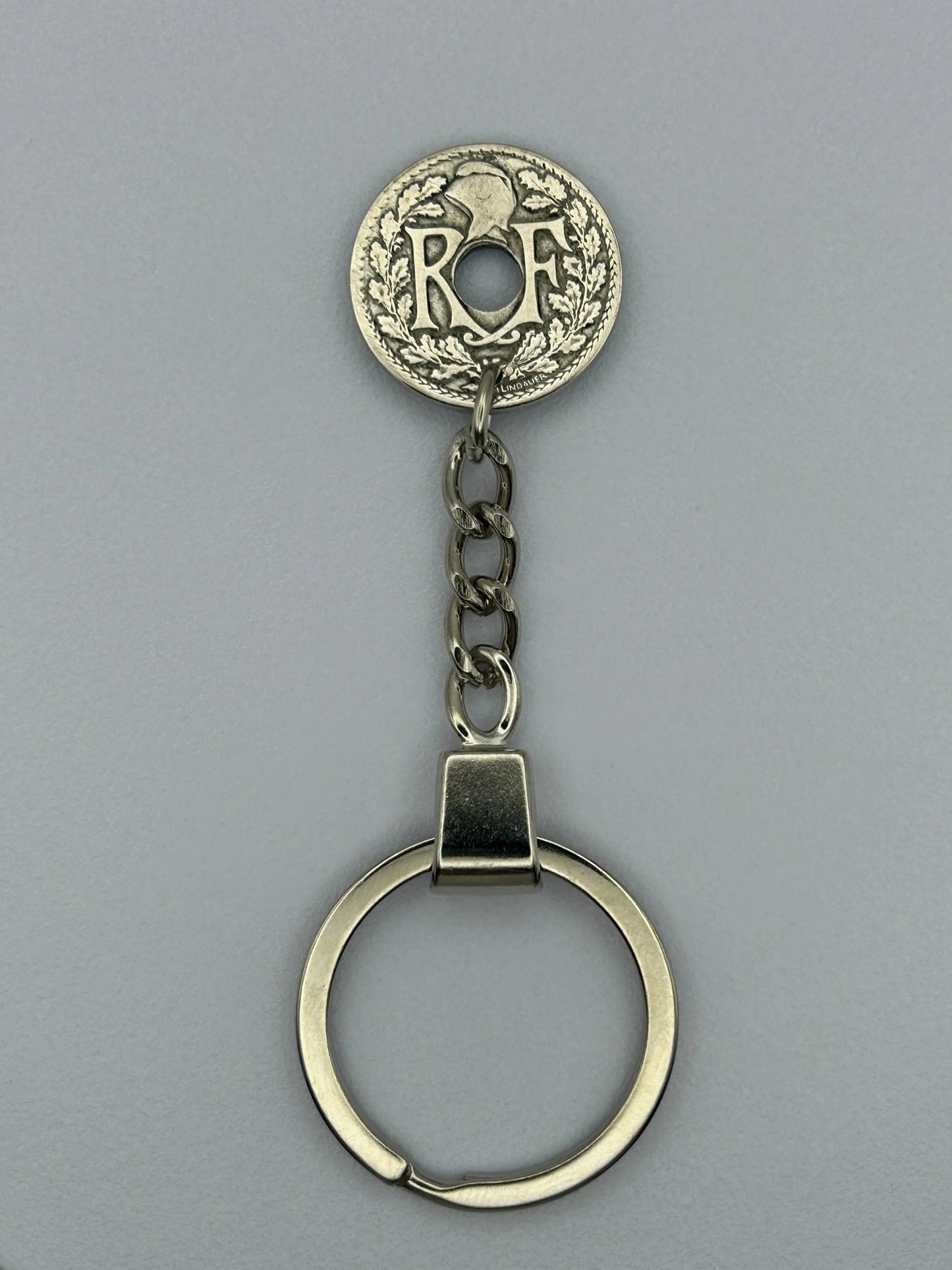 Porte-clés en pièce de monnaie pratique et décoratif pour collectionneurs