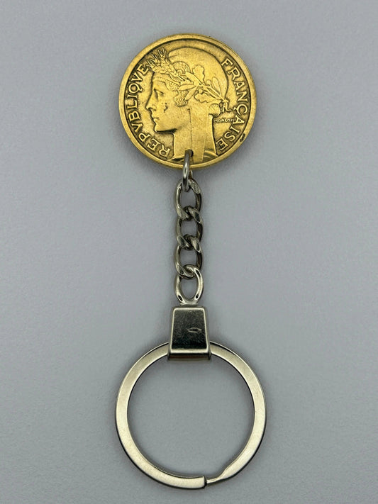 Porte-clés en pièce de monnaie, pratique et décoratif pour collectionneurs