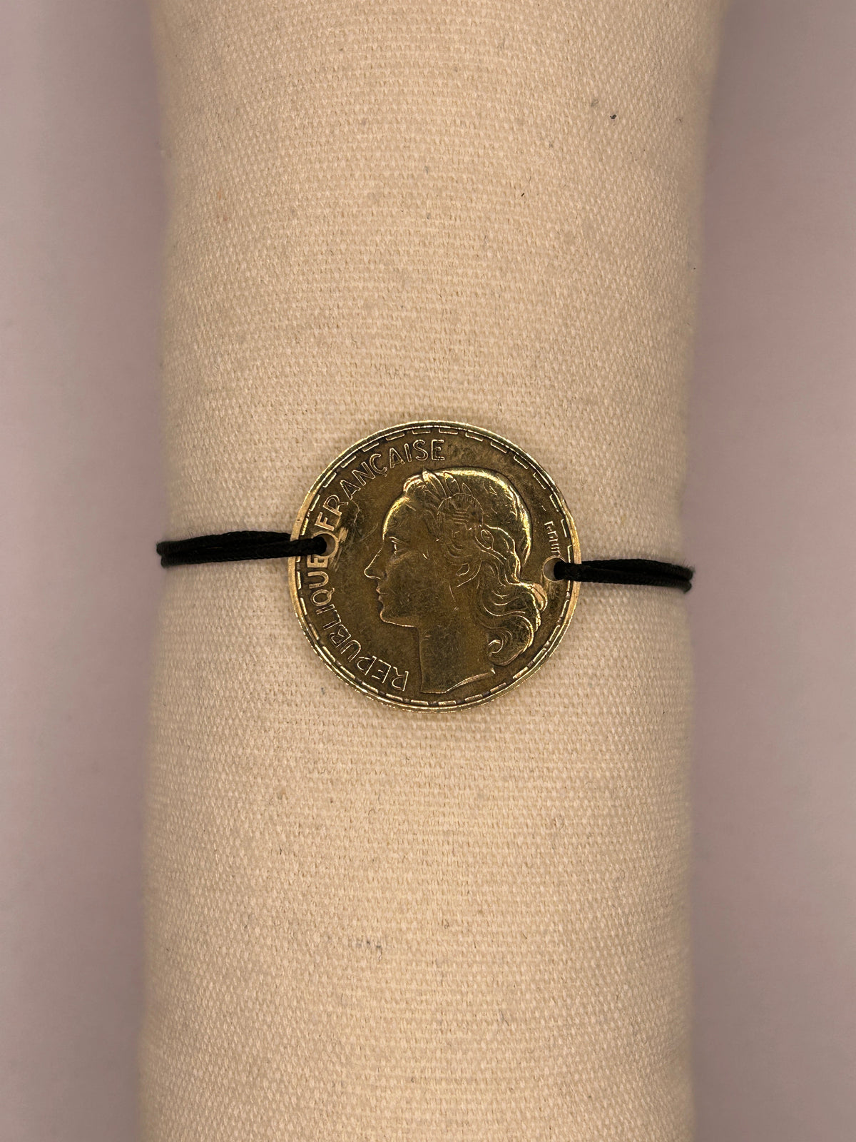 Bracelet en pièce de monnaie 50 francs Guiraud MONNAIA