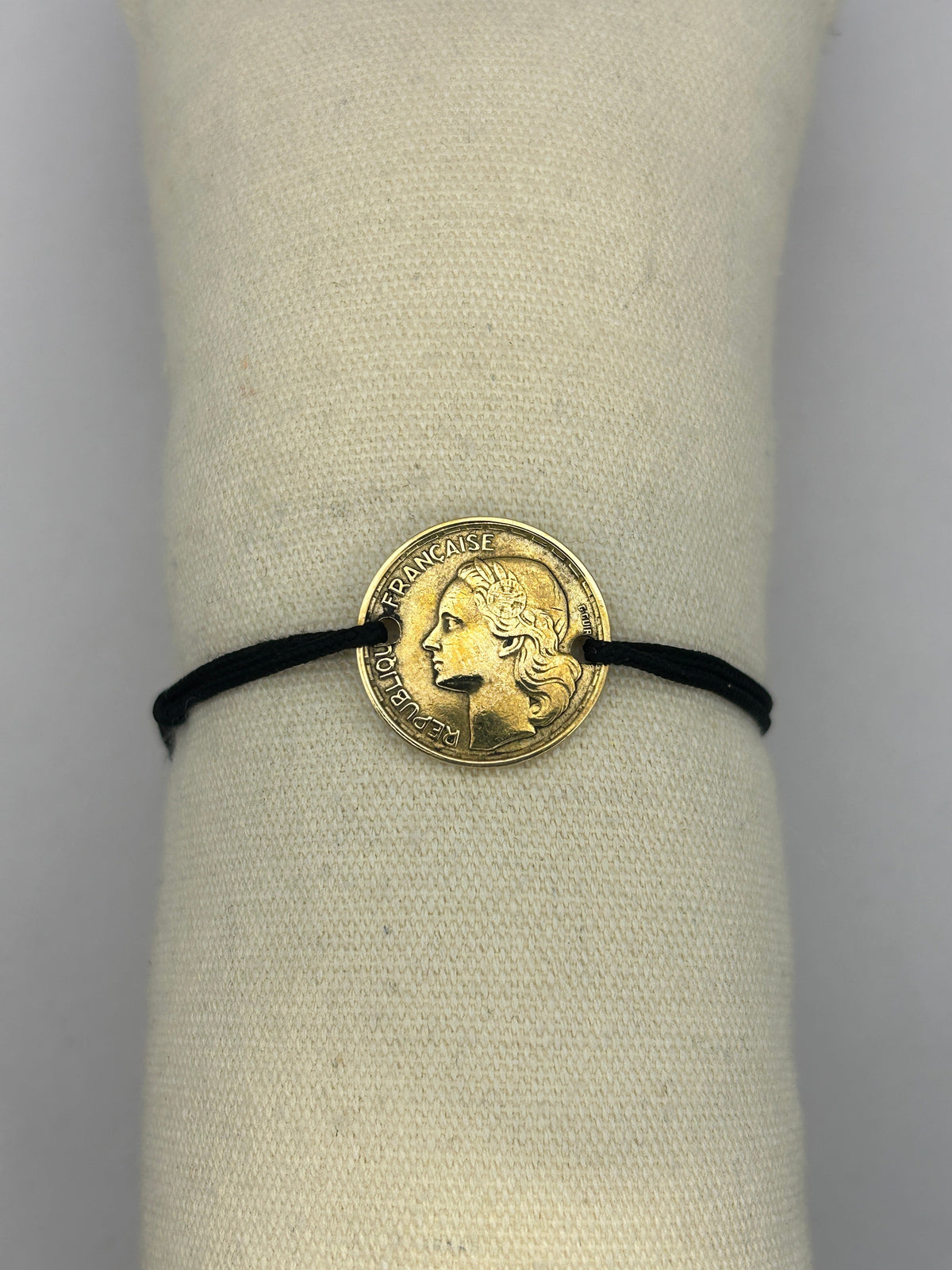 Bracelet en pièce de monnaie 10 francs Guiraud MONNAIA