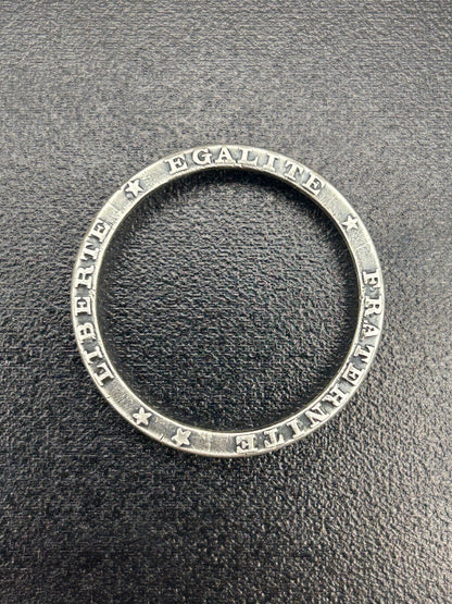 Bague pièce de monnaie petite Semeuse en argent massif MONNAIA