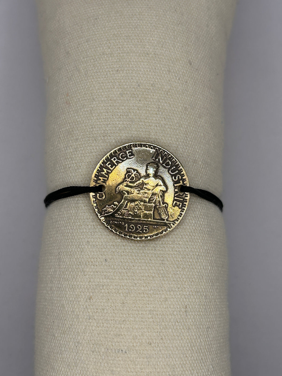 Bracelet en pièce de monnaie 2 francs Chambres de commerce MONNAIA