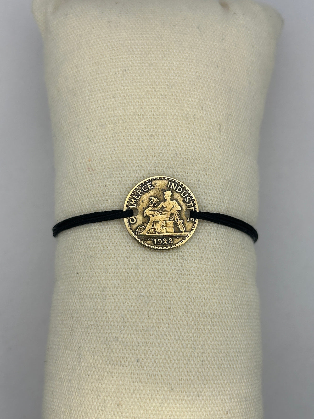 Bracelet en pièce de monnaie 50 centimes Chambres de commerce MONNAIA