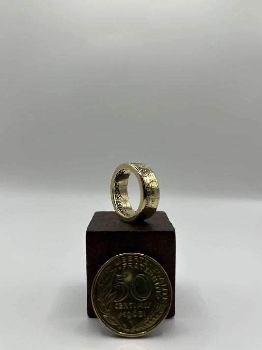 Bague - 50 Centimes MARIANNE MONNAIA