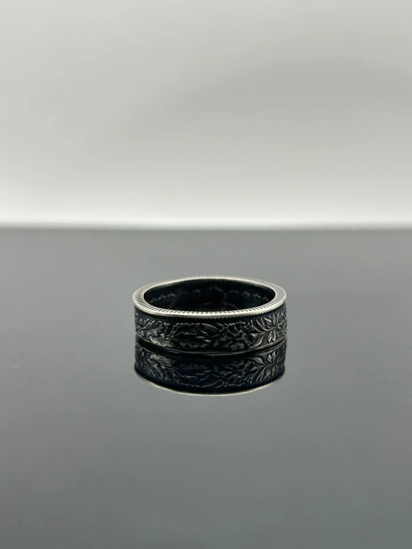 Bague pièce de monnaie 1 franc SUISSE en argent massif MONNAIA