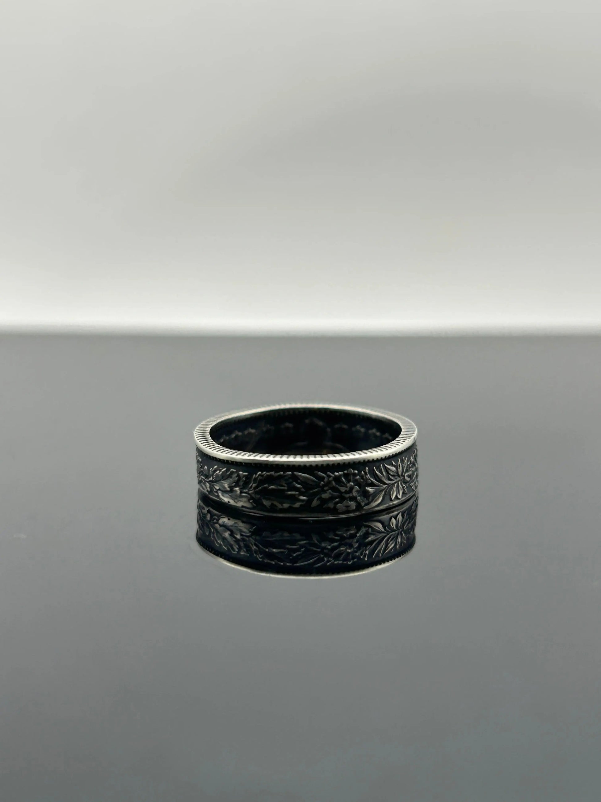 Bague pièce de monnaie 1 franc SUISSE en argent massif MONNAIA