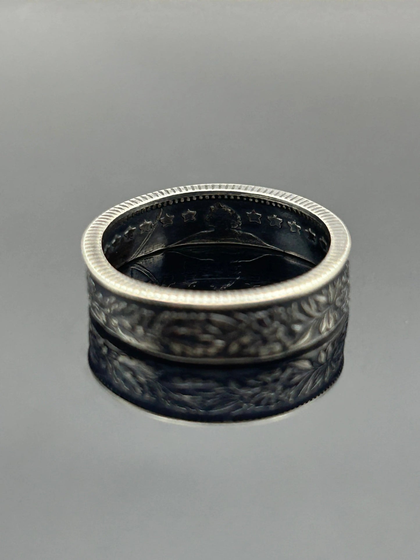 Bague pièce de monnaie 1 franc SUISSE en argent massif MONNAIA