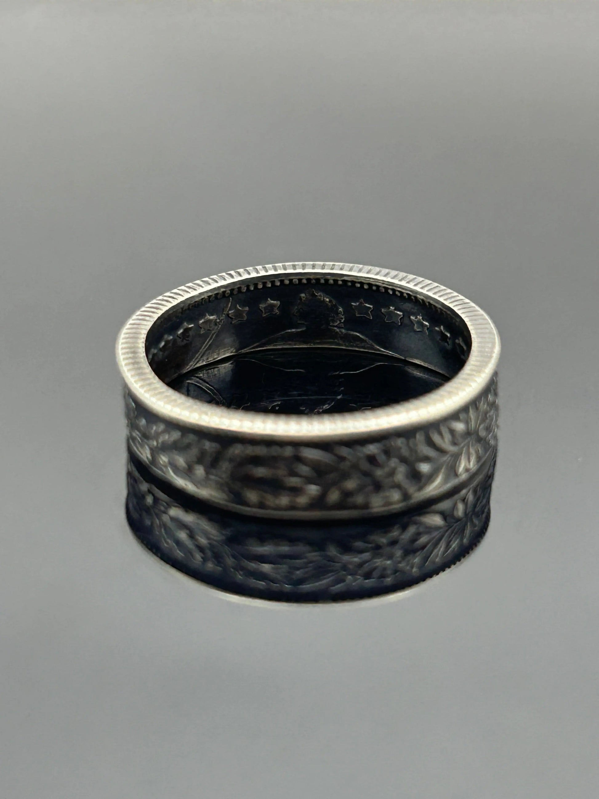 Bague pièce de monnaie 1 franc SUISSE en argent massif MONNAIA