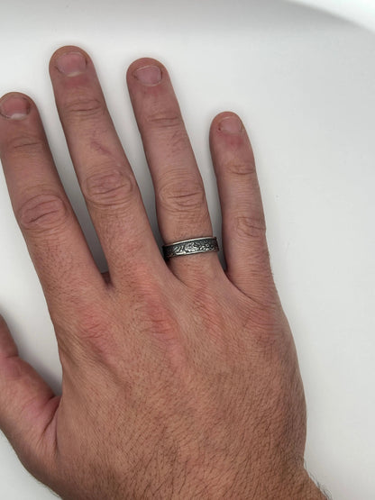 Bague pièce de monnaie 1 franc SUISSE en argent massif MONNAIA