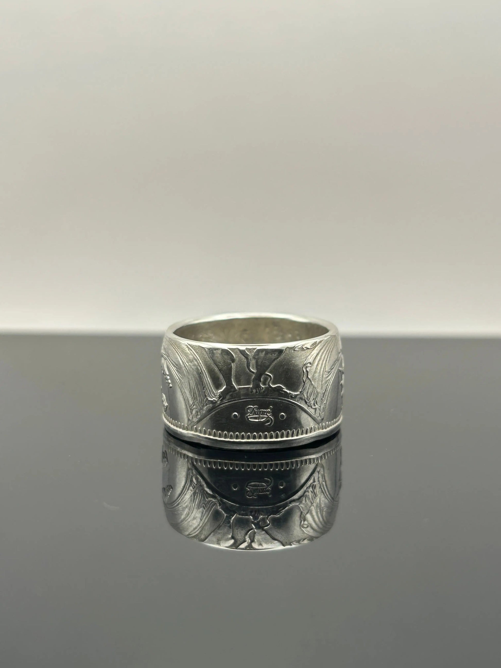 Bague pièce de monnaie 10 Francs HERCULE en argent massif MONNAIA