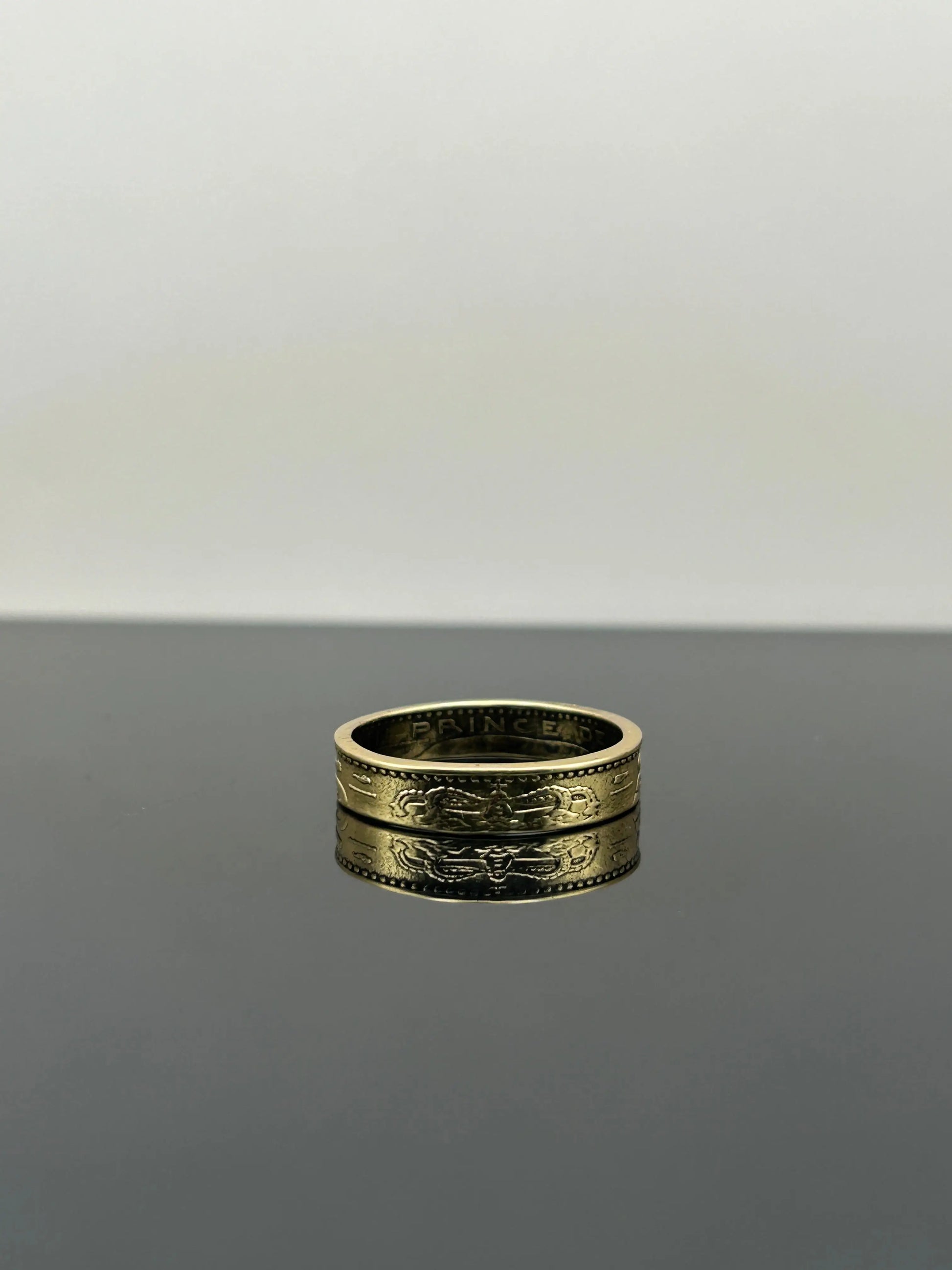 Bague pièce de monnaie 10 francs Monaco MONNAIA