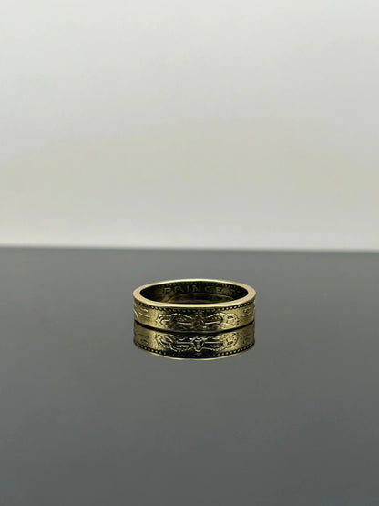 Bague pièce de monnaie 10 francs Monaco MONNAIA