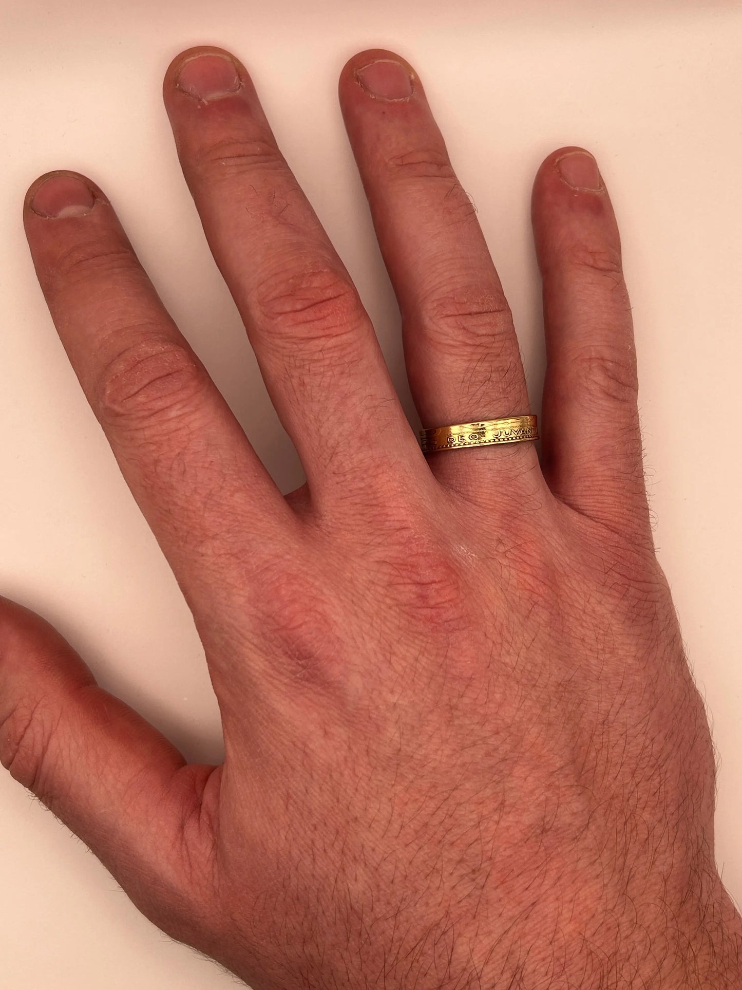 Bague pièce de monnaie 10 francs Monaco MONNAIA