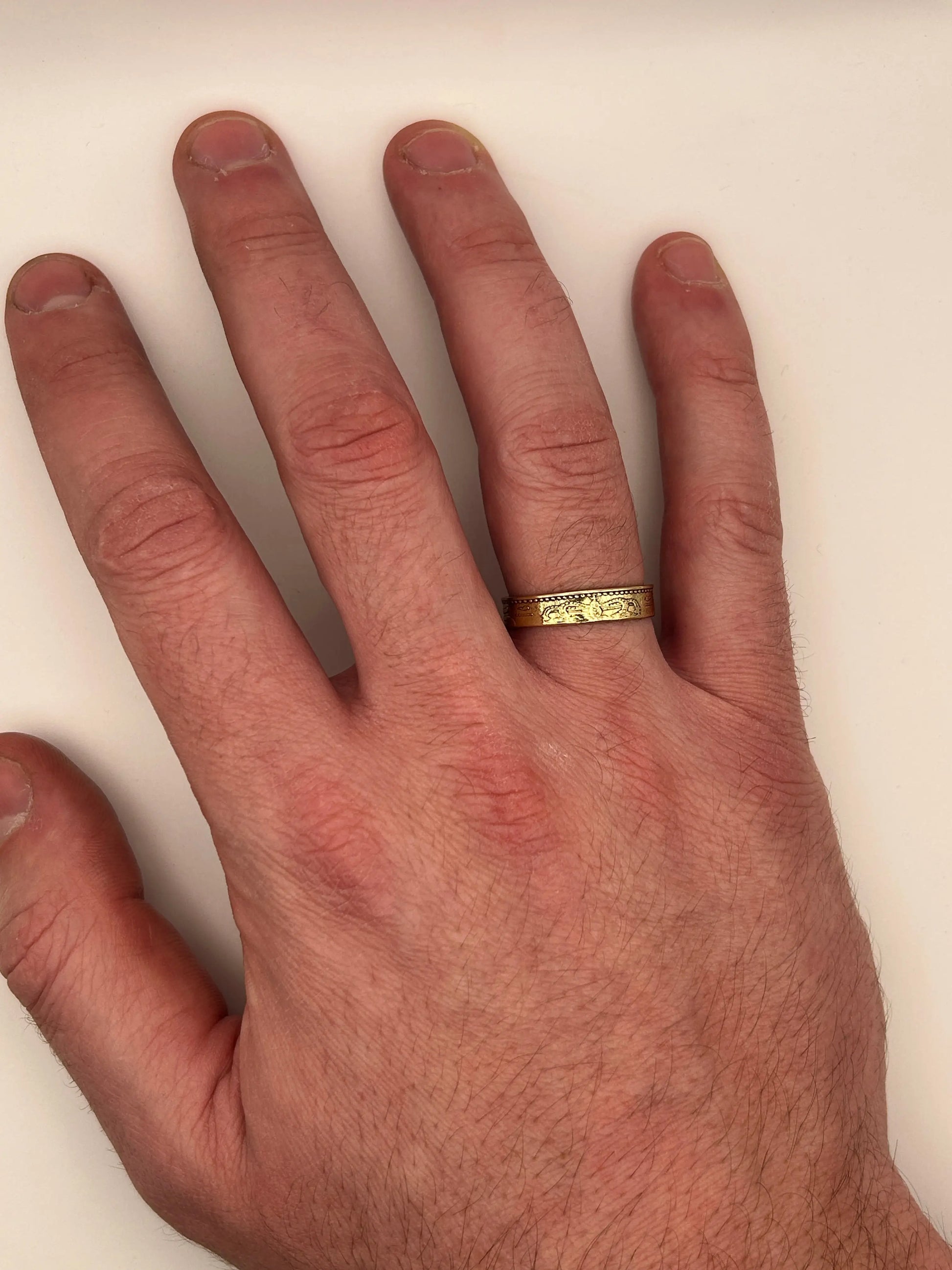 Bague pièce de monnaie 10 francs Monaco MONNAIA