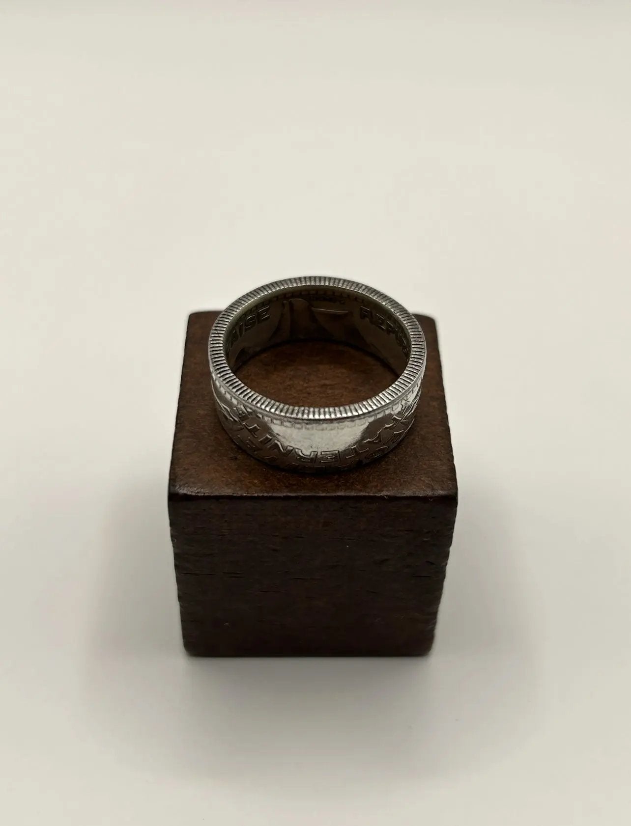 Bague pièce de monnaie 10 francs TURIN (alliage d'argent 680%) MONNAIA