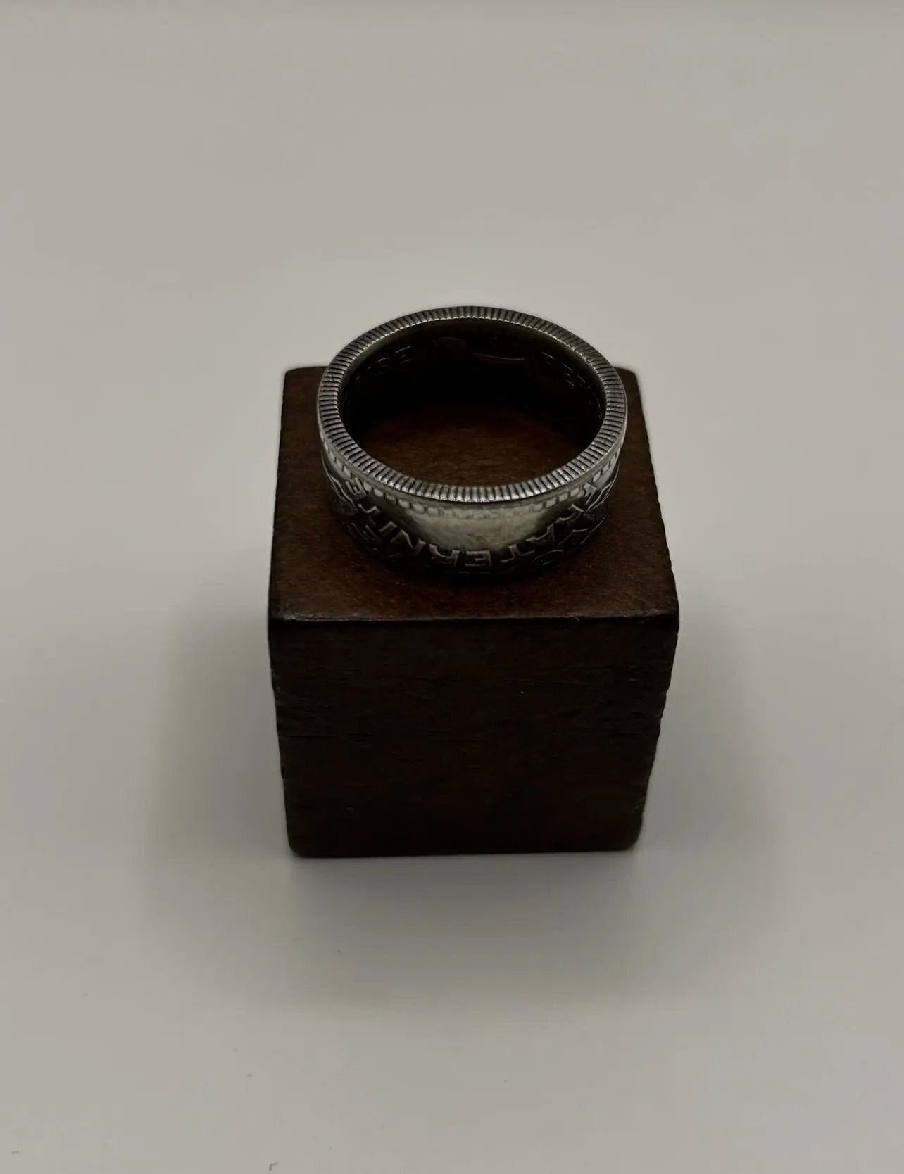 Bague pièce de monnaie 10 francs TURIN (alliage d'argent 680%) MONNAIA