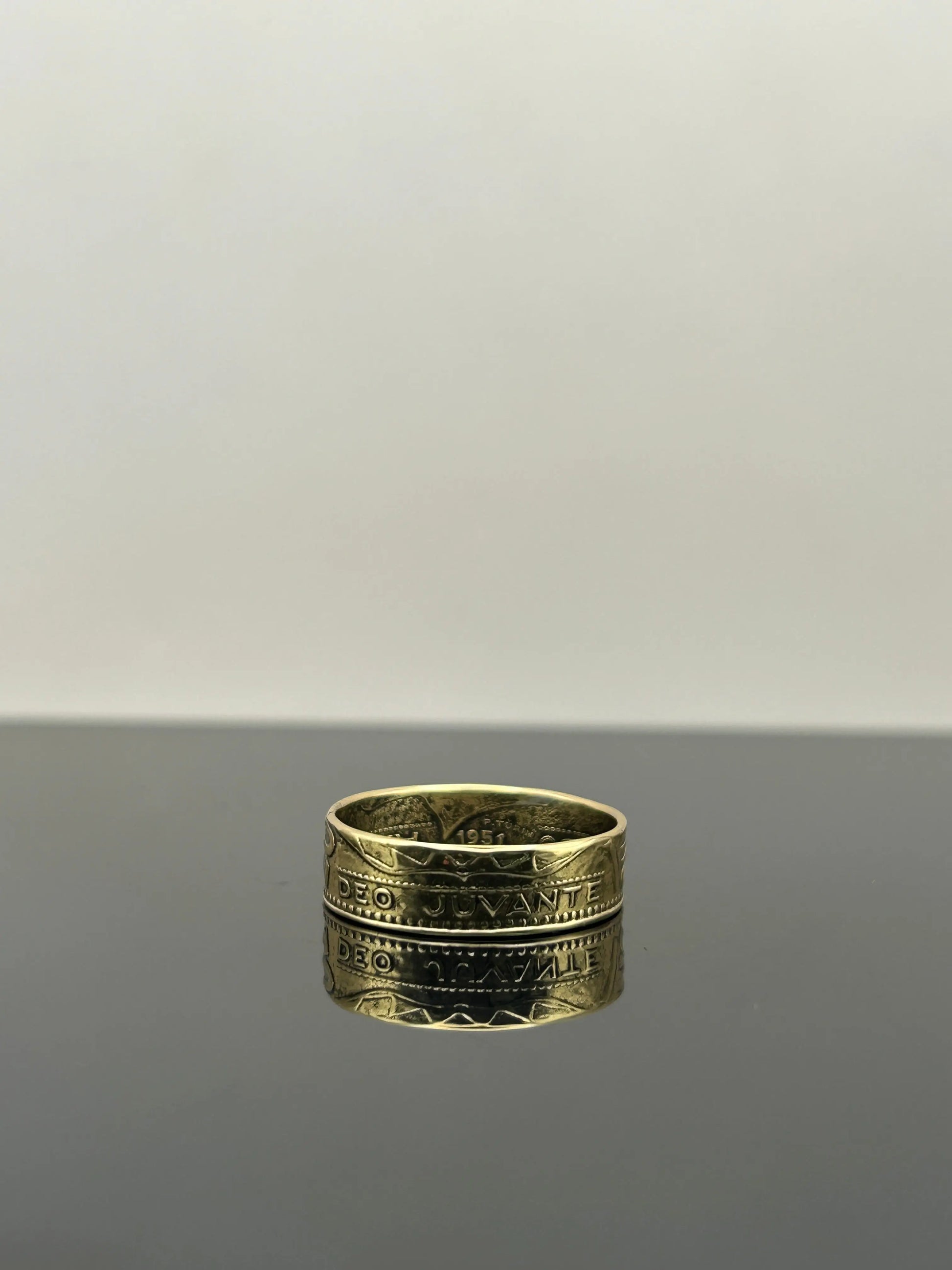 Bague pièce de monnaie 20 francs Monaco MONNAIA