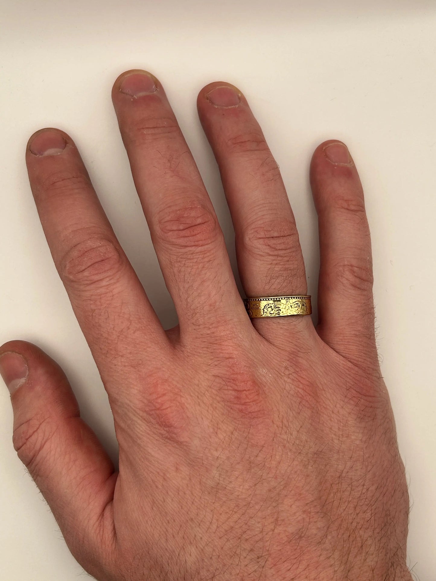 Bague pièce de monnaie 20 francs Monaco MONNAIA