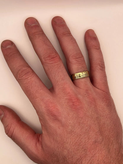 Bague pièce de monnaie 20 francs Monaco MONNAIA