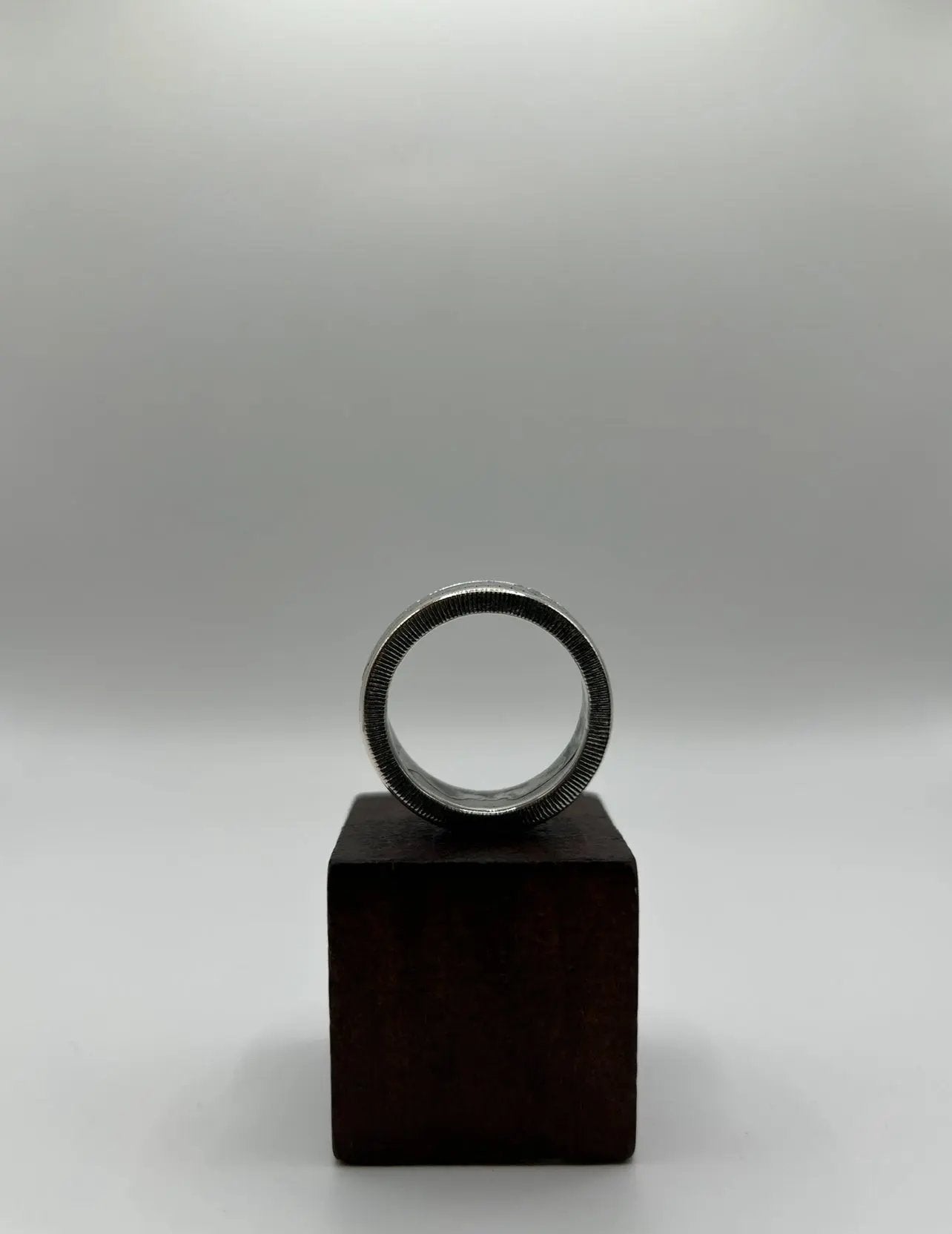 Bague pièce de monnaie 20 francs TURIN  (alliage d'argent 680/1000) MONNAIA