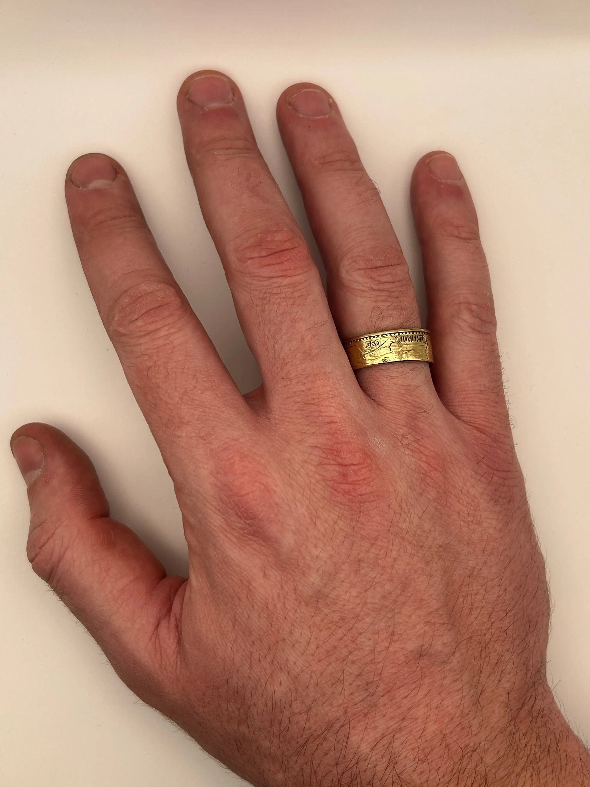 Bague pièce de monnaie 50 francs Monaco MONNAIA