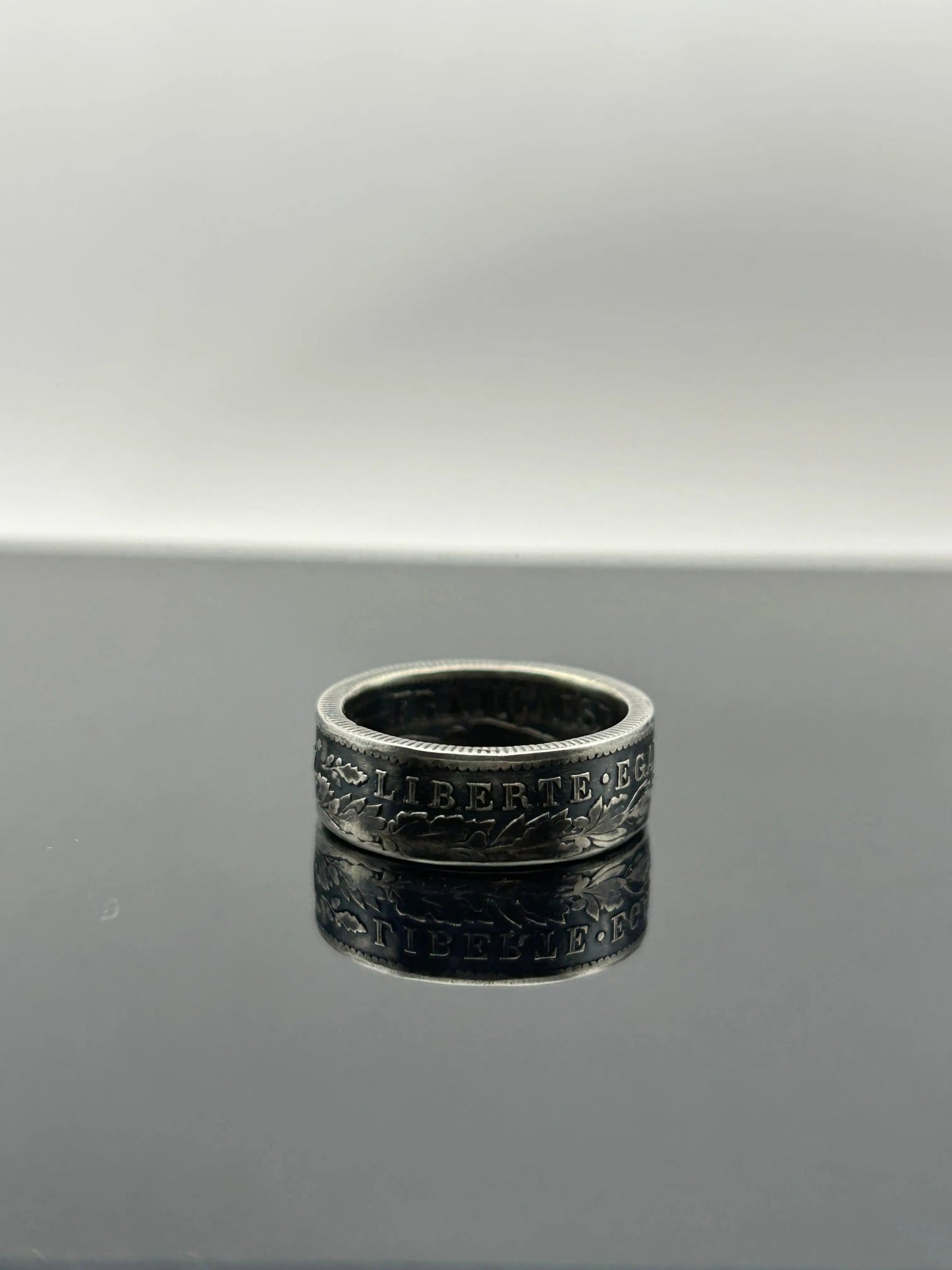 Bague pièce de monnaie CÉRÈS en argent massif MONNAIA