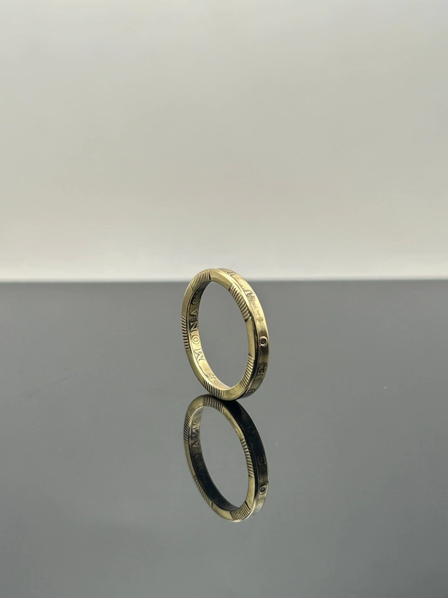 Bague pièce de monnaie DEO JUVANTE MONNAIA