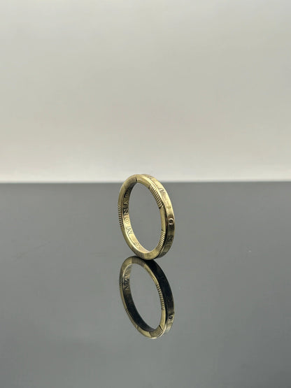 Bague pièce de monnaie DEO JUVANTE MONNAIA