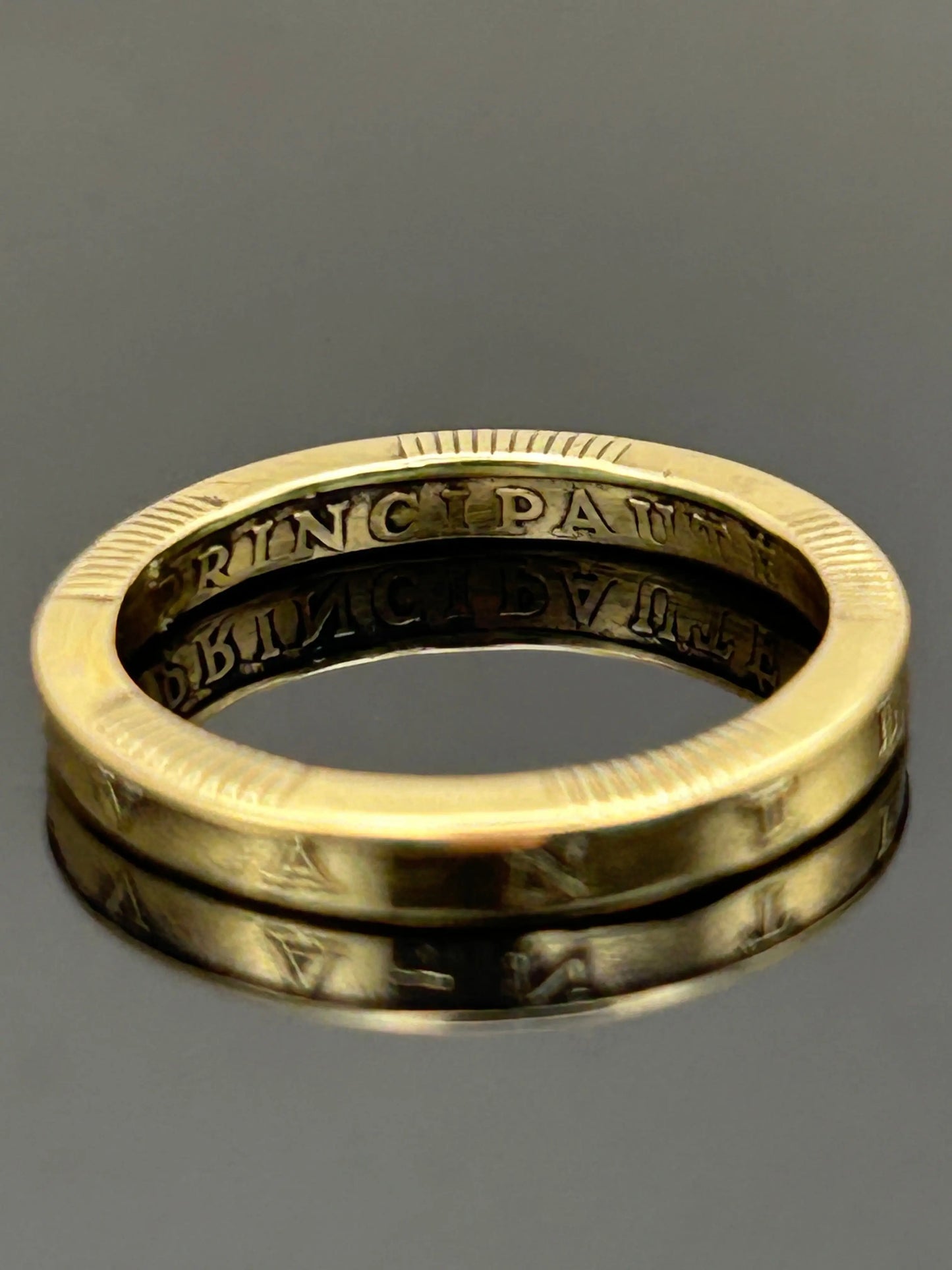 Bague pièce de monnaie DEO JUVANTE MONNAIA