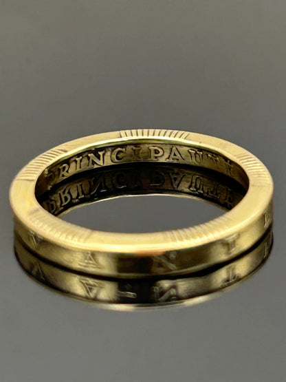 Bague pièce de monnaie DEO JUVANTE MONNAIA