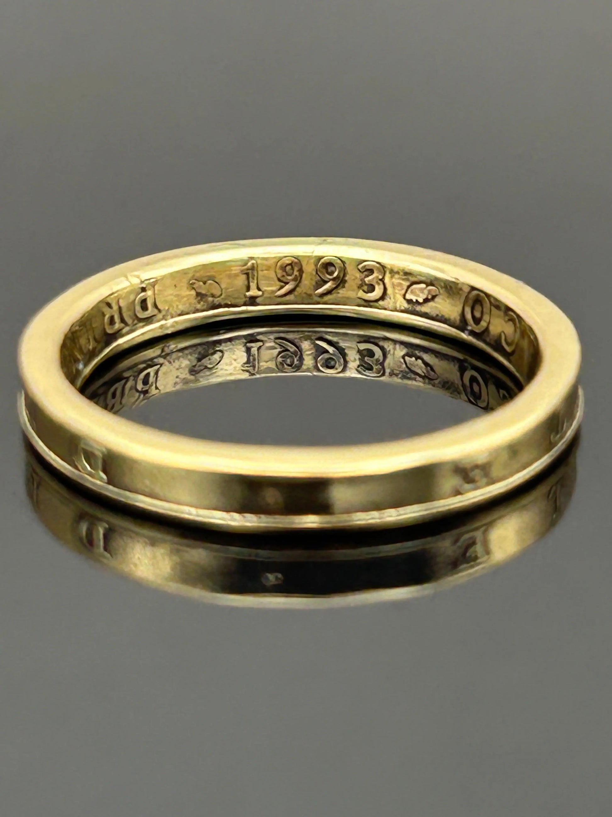 Bague pièce de monnaie DEO JUVANTE MONNAIA