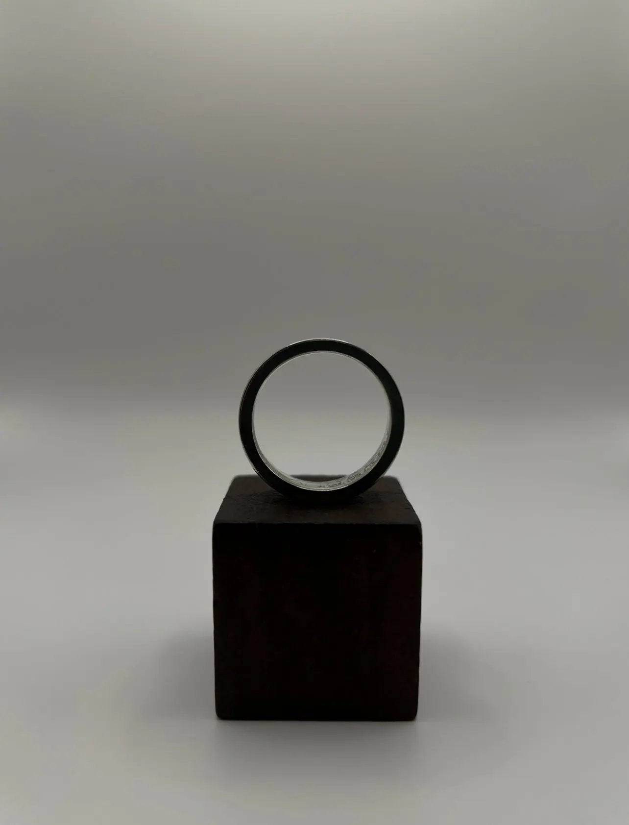 Bague pièce de monnaie LIBERTÉ en argent massif MONNAIA