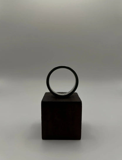 Bague pièce de monnaie LIBERTÉ en argent massif MONNAIA