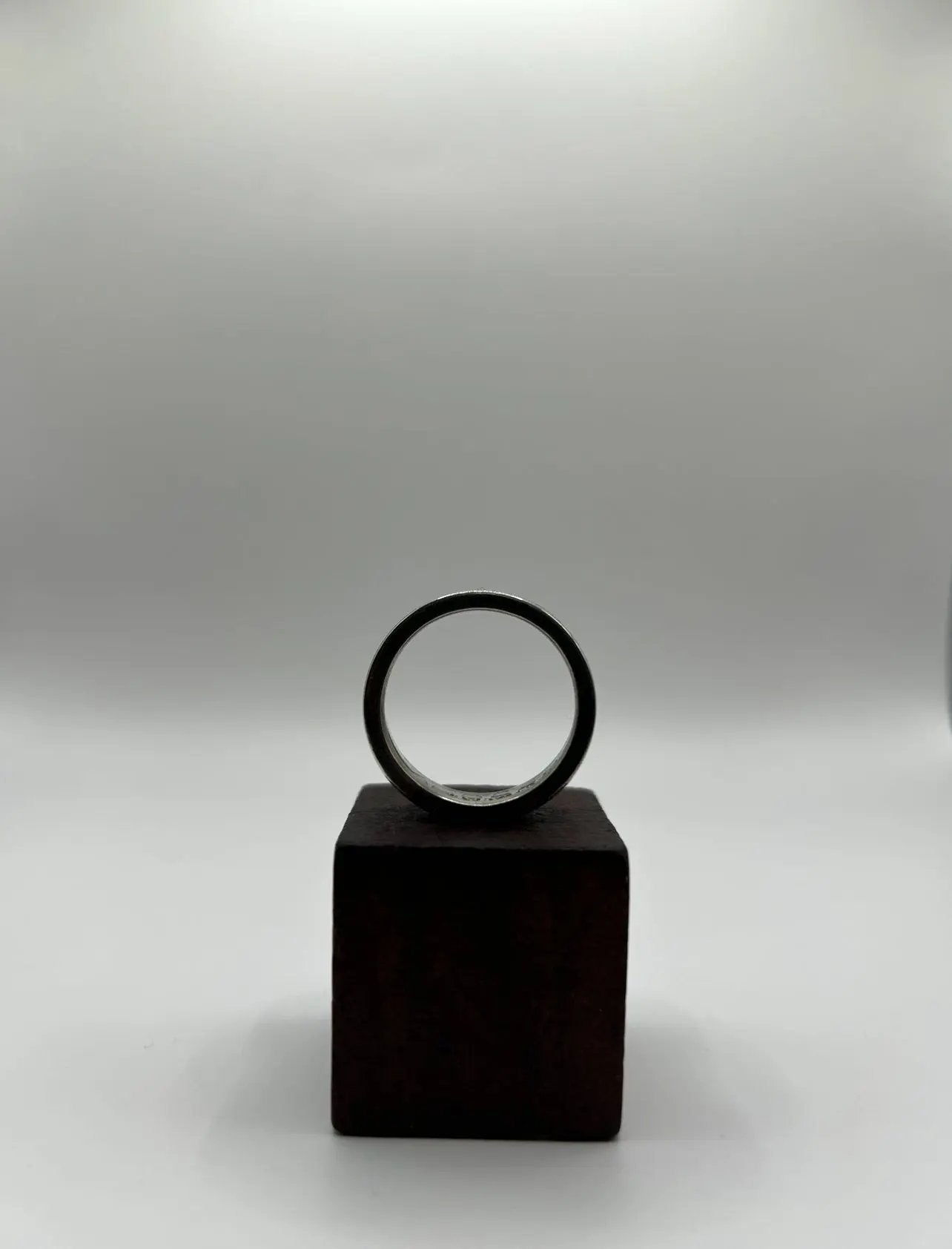 Bague pièce de monnaie LIBERTÉ en argent massif MONNAIA