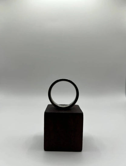 Bague pièce de monnaie LIBERTÉ en argent massif MONNAIA