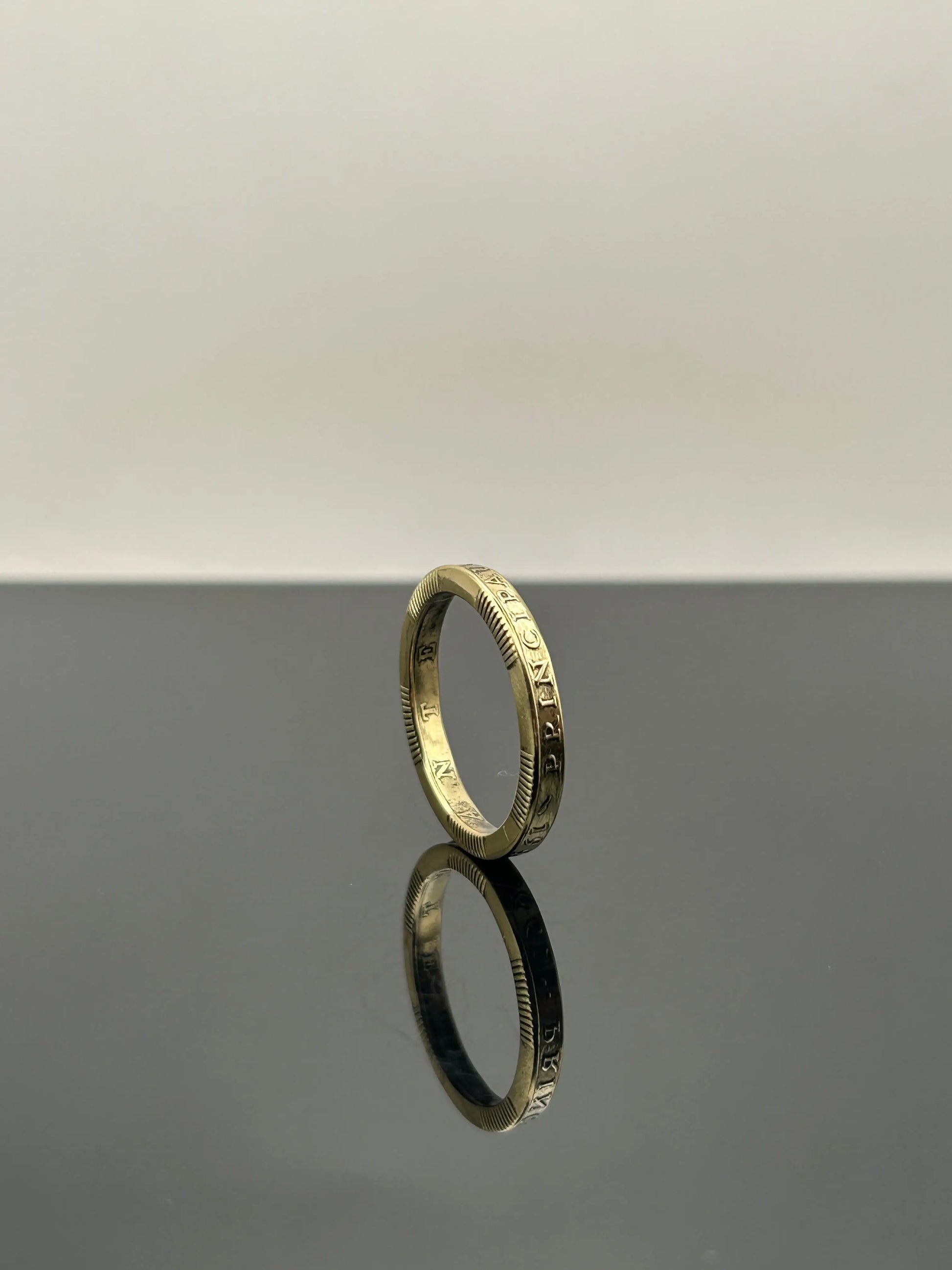 Bague pièce de monnaie Principauté de Monaco MONNAIA