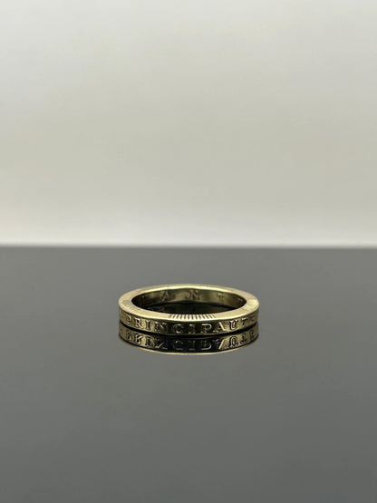 Bague pièce de monnaie Principauté de Monaco MONNAIA