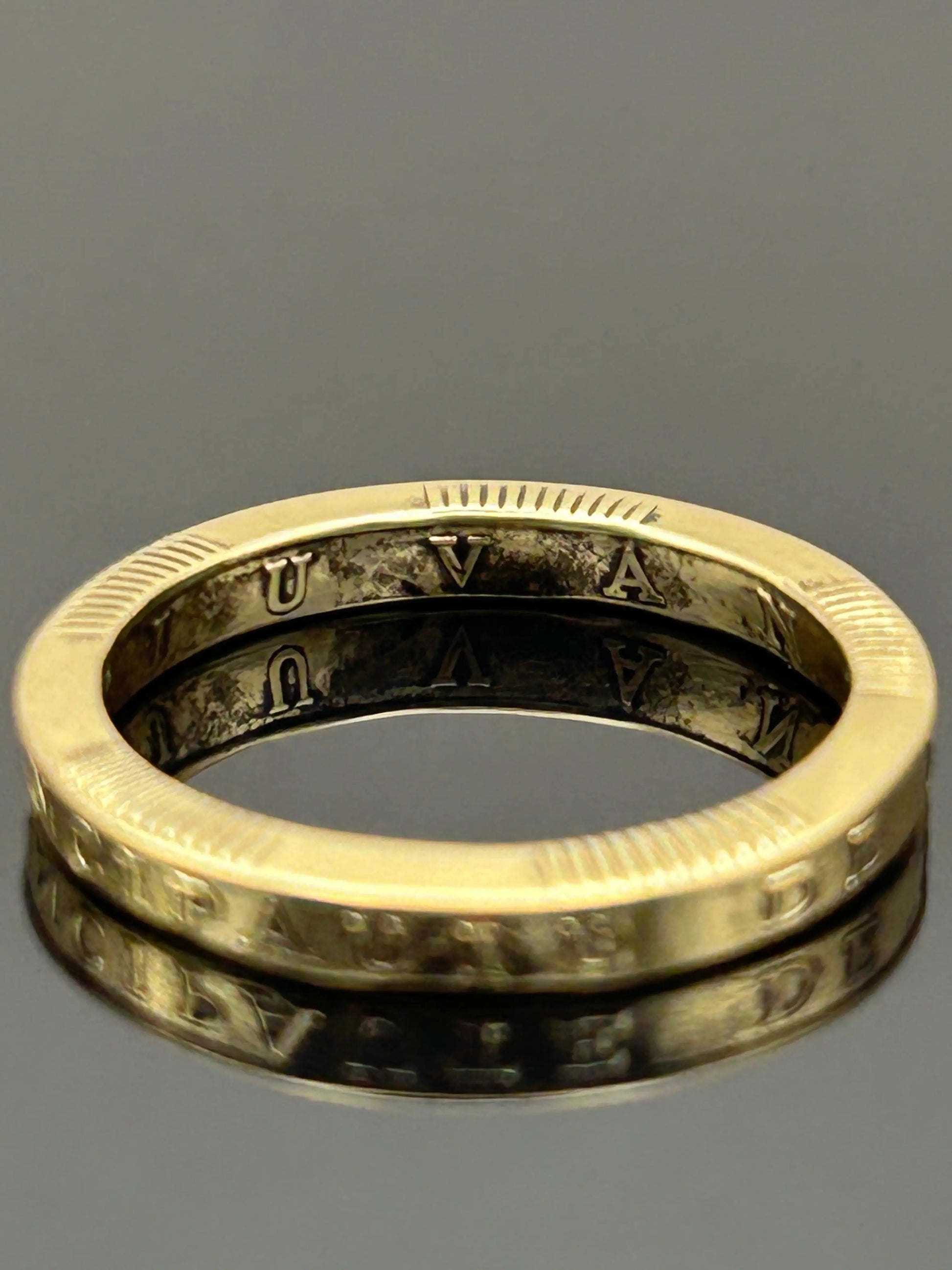 Bague pièce de monnaie Principauté de Monaco MONNAIA