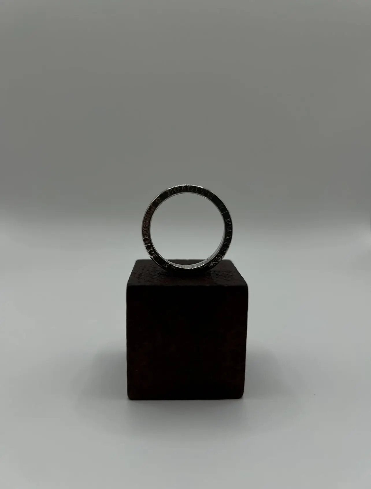 Bague pièce de monnaie SEMEUSE en argent massif MONNAIA