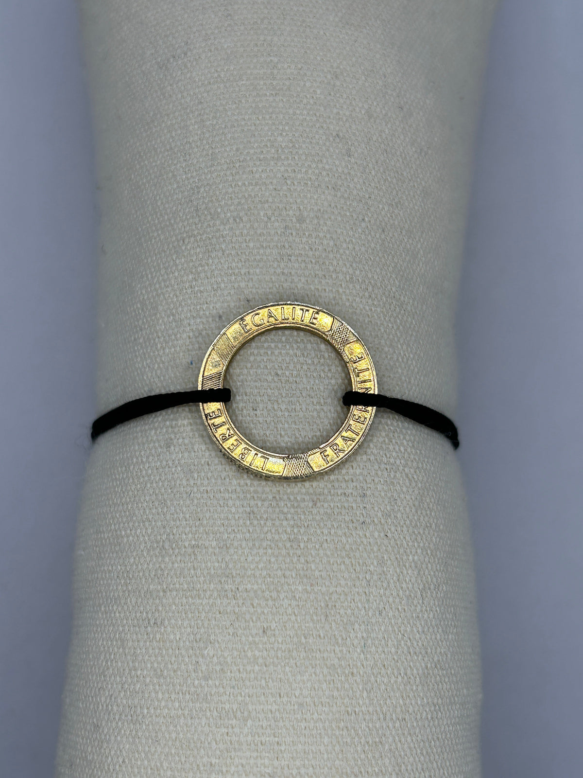 Bracelet en pièce de monnaie 10 francs Génie de la Bastille MONNAIA