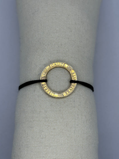 Bracelet en pièce de monnaie 10 francs Génie de la Bastille MONNAIA