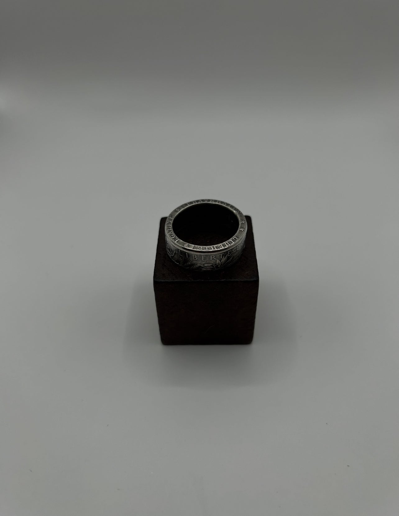 Bague - 5 Francs SEMEUSE - en argent MONNAIA