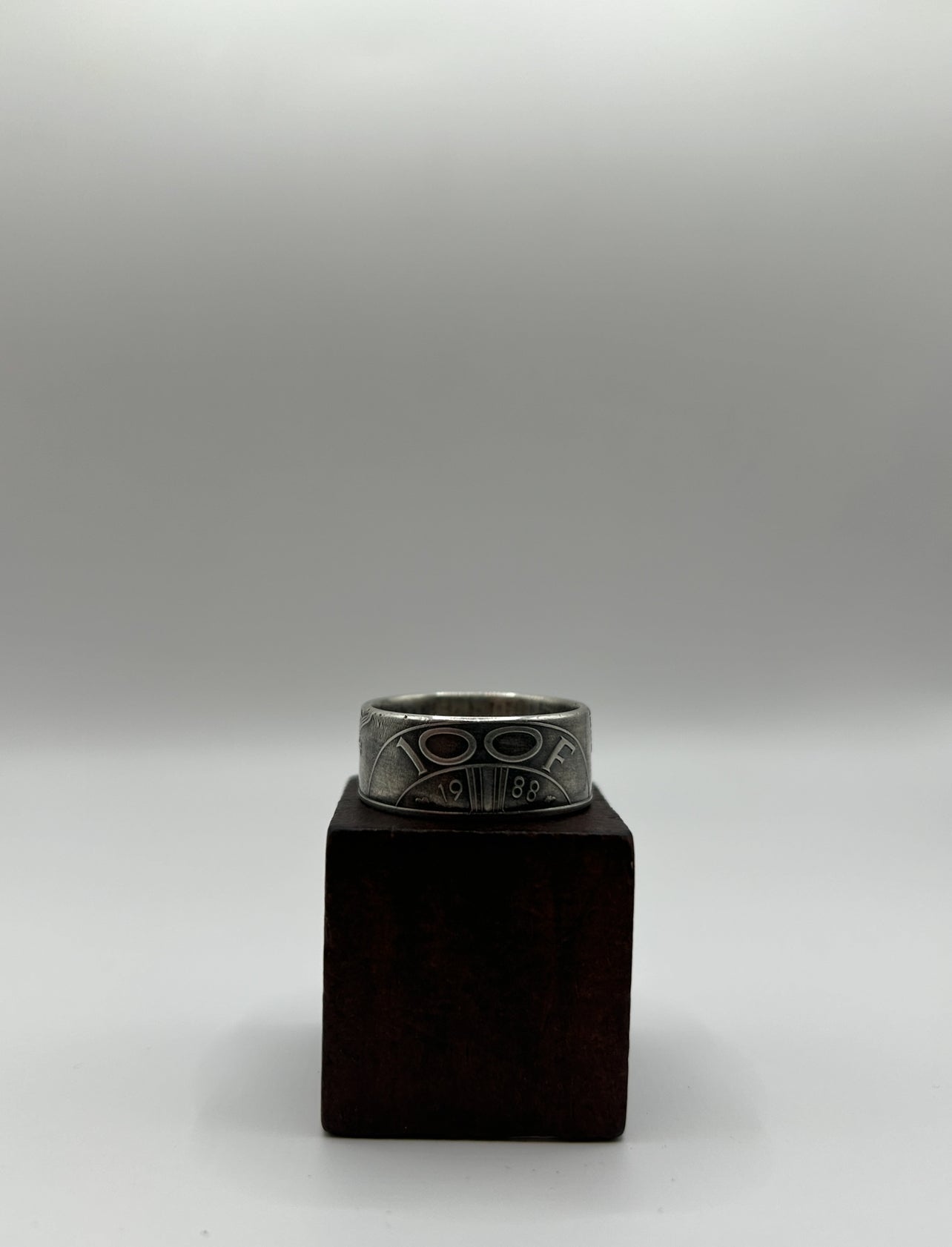 Bague - 100 Francs FRATERNITÉ - en argent MONNAIA