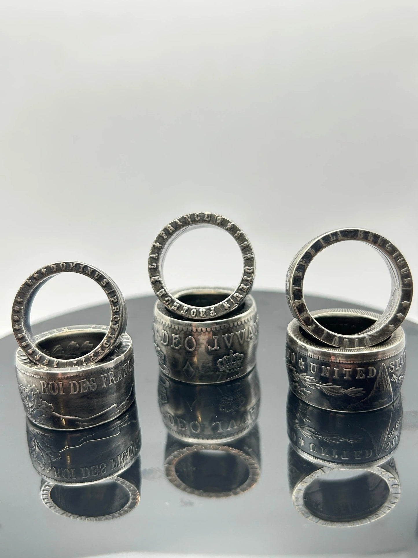 Personnalisation de bague avec votre pièce de monnaie