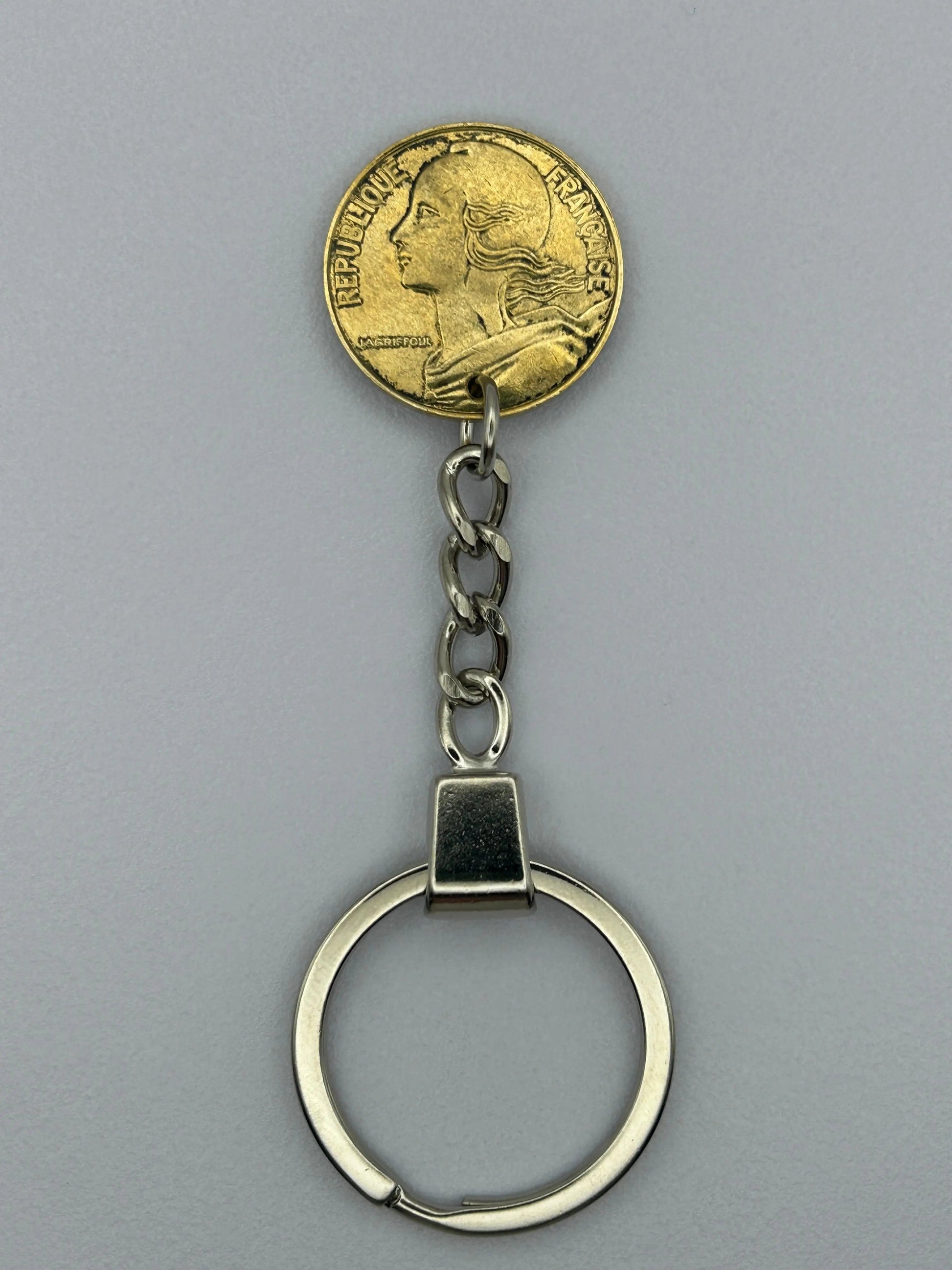 Porte-clés en pièce de monnaie – 20 centimes Marianne MONNAIA