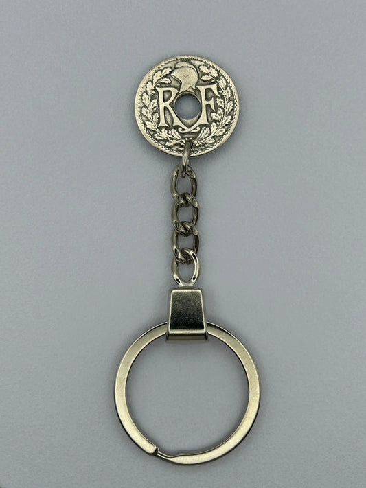 Porte-clés en pièce de monnaie pratique et décoratif pour collectionneurs