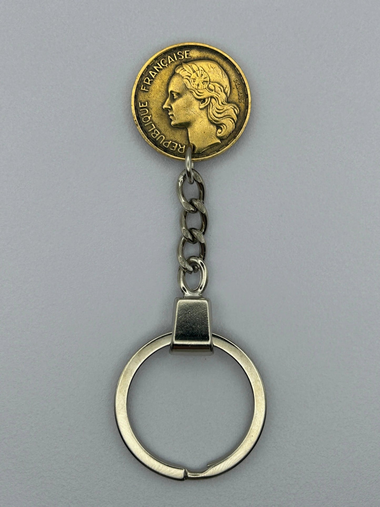 Porte-clés en pièce de monnaie pratique et décoratif pour collectionneurs