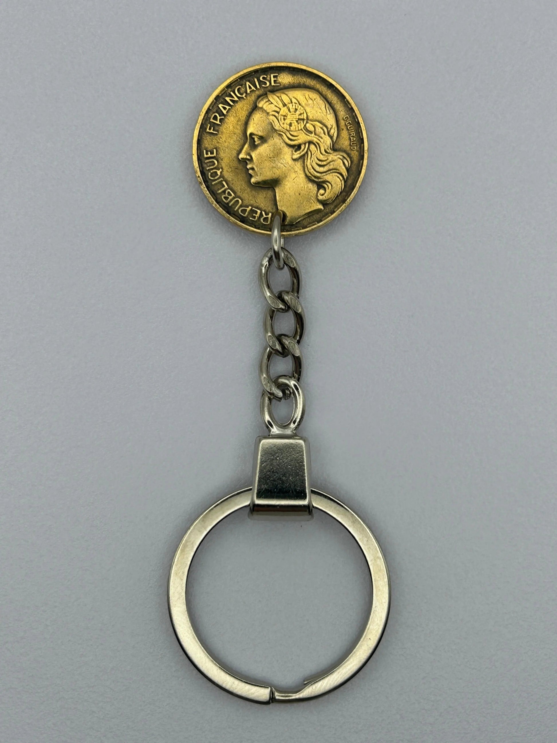 Porte-clés en pièce de monnaie pratique et décoratif pour collectionneurs