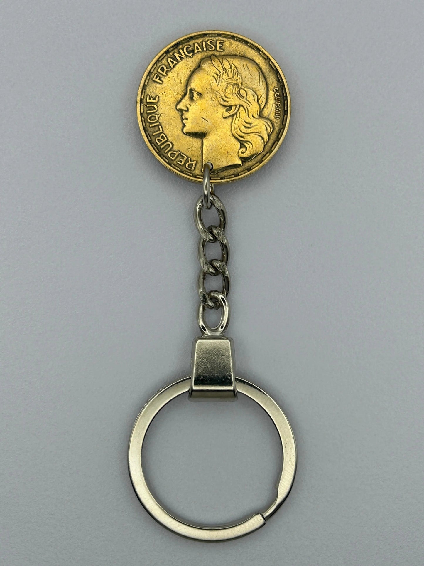 Porte-clés en pièce de monnaie pratique et décoratif pour collectionneurs